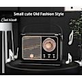 Pikkukuva 4 / 5: Retro Bluetooth-kaiutin, Vintage-sisustus, Kannettava Retro-radio Langaton Bluetooth-kaiutin Keittiön Pöydälle Makuuhuoneeseen Toimistoon
