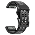 Miniatyrbillede 1 af 4: Silikoneur til Garmin Fenix 7 22mm e Black Grey