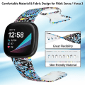 Miniatyrbilde 3 av 5: For Fitbit Versa 3 Printing Watch Band E