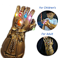 Pikkukuva 5 / 5: Thanos Infinity Gauntlet Led Gem Light Up Glove Avengers Toimintahahmo Cosplay Lasten Lelu