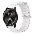 Miniatyrbild 1 av 4: För Garmin Garminmove Style 20mm Ocean Style Silikon Solid Color Watch Band White