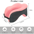 Miniatyrbild 5 av 5: U-formad Resekudde i Memory Foam, Bekväm Nackkudde, Grå