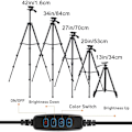 Pikkukuva 3 / 4: Led-rengasvalo, puhelinvalon jalusta Bluetooth-kaukosäätimellä, 16 cm