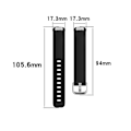 Pikkukuva 3 / 4: Fitbit Ace 3 / Inspire 2 silikonikellon watch Grey