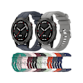 Miniatyrbilde 4 av 4: Rem for Garmin Fenix 6 Sapphire Gps 22Mm Lysegrønn Ensfarget Silikonklokke Rem