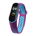 Miniatyrbillede 1 af 5: Farverig rem til udskiftning til Mi Xiaomi 3 / 4 armbånd Smartwatch G