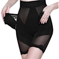 Miniatyrbild 4 av 5: Hög midja andningsbar formande tunn shapewear magtröja korsett Khaki L