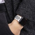 Miniatyrbilde 5 av 5: Solo løkkestropp for Apple Watch Band 44 mm 40 mm 38 mm 42 mm pustende silikon elastisk belte armbånd Iwatch Series 3 4 5 Se 6 rainbow white 38mm or 40mmXS