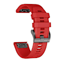 Miniatyrbilde 1 av 4: 22mm Silikonrem for Garmin Fenix 7 Red