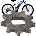 Miniatyrbild 4 av 5: Tandatandhjul för Elsparkcykel (12X17mm)