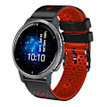 Pikkukuva 1 / 5: Garmin Venu 2 22 mm:n rei'itetylle kaksiväriselle watch Black-Red