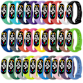 Miniatyrbilde 3 av 5: Ny 2/3/5 stk. klokkestropp for Xiaomi Mi 7 håndledd silikonarmbånd håndleddsstropper treningsklokkestropp smartwatch-tilbehør 01 3pcs3084