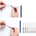 Miniatyrbillede 4 af 5: 71 stk. Punch Nåle Sæt, Broderi Stitching Pen Kit Punch Needle Craft Tool Sæt Til Broderi Supplies Floss Stitching Cross Stitching Begyndere