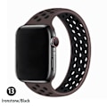 Miniatyrbild 1 av 5: Solo Loop-rem för Apple Watch Band 44mm 40mm 38mm 42mm Andas Silikon Elastiskt bälte Armband Band Iwatch Series 3 4 5 Se 6 ironstone 38mm or 40mmS