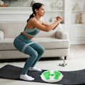 Miniatyrbilde 3 av 6: Twist-brett for trening | AB Twist-brett med spenningsreip, fotmassasje | Mage treningsutstyr, midjeformeringsmaskin, former midjen, armer