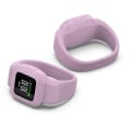 Miniatyrbilde 3 av 5: For Garmin Vivofit Jr3 No Buckle Silicone Pure Color Watch Band Light Purple