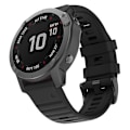 Miniatyrbillede 2 af 5: Til Garmin Fenix ​​6x 26mm Silikone Smart Watch Band Black