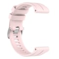 Miniatyrbilde 3 av 5: For Garmin Fenix ​​6 Gps 22 mm ensfarget silikonklokkerem Pink