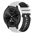 Miniatyrbild 1 av 5: För Garminmove 3 20 mm rutigt tvåfärgat watch White-Black