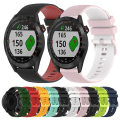 Pikkukuva 3 / 5: Garmin Approach S40 20 mm ruudullinen kaksivärinen watch ranneke Black-Red