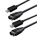 Miniatyrbilde 1 av 5: USB C ladekabel for Garmin Smart Watches - 2 stk