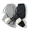 Pikkukuva 1 / 4: Miesten paksut fleece-lämpöhousut ulkoiluun, talveen, lämpimät, rennot housut, lenkkeilyhousut black 4XL