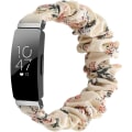 Miniatyrbillede 1 af 5: Scrunchies kompatibel med Fitbit Inspire 2 Band/inspire Hr Band/inspire White Honeysuckle Large