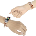 Miniatyrbild 3 av 4: För Fitbit Charge 5 Round Bead Chain Watch Band Coffee