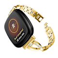 Pikkukuva 1 / 5: Fitbit Versa 3 / Sense Universal Diamond Metal Watch Gold