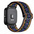 Miniatyrbillede 1 af 5: 20 mm/22 mm bånd til Amazfit Gts 4//2/2e/3/gts2 Mini/gtr 4/3/pro/gtr2/47 mm/stratos Nylon elastisk urarmbånd Amazfit bipstrop Bohemia purple 22mm