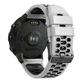 Miniatyrbilde 4 av 5: For Suunto 7 tre rader hull silikonklokkerem White Black