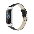 Miniatyrbilde 3 av 5: For Fitbit Luxe Leather Watch Band Black