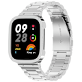 Miniatyrbillede 1 af 5: 2 i 1 rem til Xiaomi Redmi Watch 3 / Mi Watch Lite 3 Silver