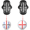 Pikkukuva 5 / 5: Golf-pallon merkinnän kohdistustyökalusetti - Pallon linjaaja ja merkintämalli (2-pakkauksessa)