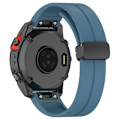 Miniatyrbilde 5 av 5: Svart spenne 22mm silikon klokkestropp for Garmin Fenix 7/forerunner 965/955/945/935 Blue