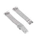 Miniatyrbillede 2 af 5: Til Fitbit Charge 4 Double Insurance Buckle Milanese Watch Band Silver