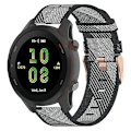 Miniatyrbillede 1 af 5: Til Garmin Venu 2 22mm nylonvævet urrem Grey