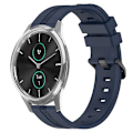 Miniatyrbild 1 av 4: För Garmin Garminmove Luxe 20 mm konkavt randigt Slicone watch Navy Blue