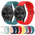 Miniatyrbilde 3 av 5: For Garmin Vivomove Sport 20 mm ensfarget myk silikonklokkerem White