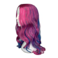 Miniatyrbild 1 av 4: Barn Flickor Ombre Lång Curly Peruk Vågiga Descendants 3 Cosplay Peruker, Rosa