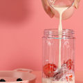 Miniatyrbillede 3 af 4: Bærbar Blender Mini Blender Til Juice, 500ml Personlig Blender Genopladelig Hvid