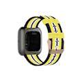 Pikkukuva 1 / 4: Fitbit Versa Canvas watch Black Yellow