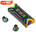 Pikkukuva 3 / 5: Langattomat True Wireless Bluetooth -kuulokkeet M48 Mecha Gaming TWS Melunvaimennus Pieni Viive Korvassa Bluetooth