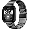 Miniatyrbilde 1 av 5: Magnetiske bånd som er kompatible med Fitbit Versa 3 og Sense Smartwatch - Multi Color Black Large