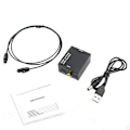 Miniatyrbilde 1 av 5: Optisk Koaksial Toslink Digital Til Analog Lydkonverter Adapter Rca L/r 3.5mm