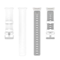 Miniatyrbillede 2 af 5: Til Polar Vantage V2 tofarvet silikoneurrem White Grey