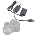Miniatyrbilde 2 av 5: Ack-e12 DC Adapter For Eosm M10 M50 M100 M200 M50 kameraer Usb Drive Kabel