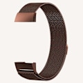 Miniatyrbild 4 av 5: Watch i rostfritt stål för Fitbit Charge 4 Large Storlek: 210x18mm Coffee