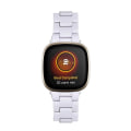 Miniatyrbilde 3 av 5: For Fitbit Versa 3 / Sense Universal Resin Watch Band White