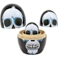 Miniatyrbillede 2 af 5: Ebros 5-delt sæt Fantasy Underworld Nesting Dolls Matroyshka Babushka Træfigurer 9,5 cm høje Ossuary Macabre Accent Statuer (Day of Day of